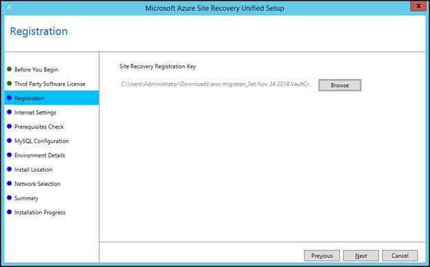 Migration - Install Azure Site Recovery (ASR) Service In AWS