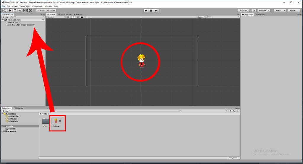 Mobile Touch Controls - Moving A Character From Left To Right Using C# ...