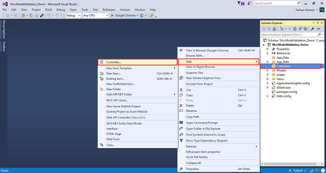 Model Validation In MVC 5