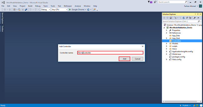 Model Validation In MVC 5