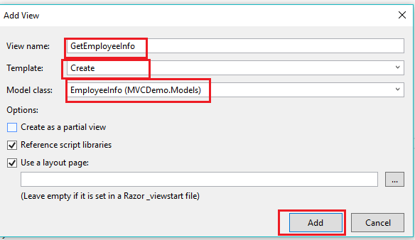 Models In ASP.NET MVC 5