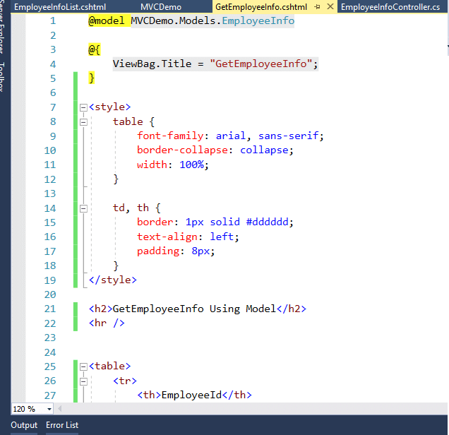 Models In ASP.NET MVC 5