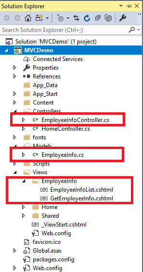 Models In ASP.NET MVC 5