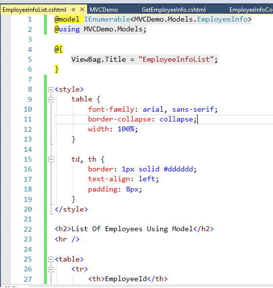 Models In ASP.NET MVC 5