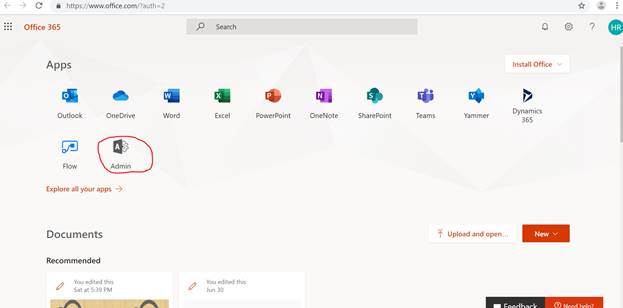 Modern SharePoint Online Admin Center