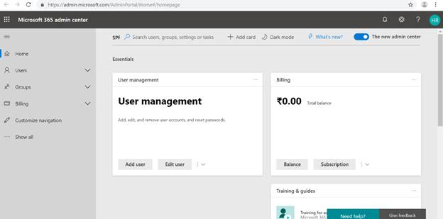 Modern SharePoint Online Admin Center