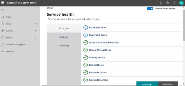 Modern SharePoint Online Admin Center