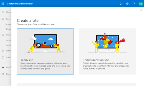 Modern SharePoint Online Admin Center