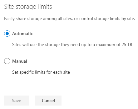 Modern SharePoint Online Admin Center