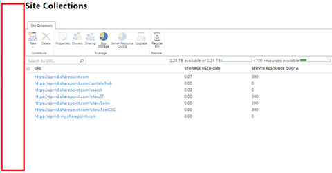 Modern SharePoint Online Admin Center