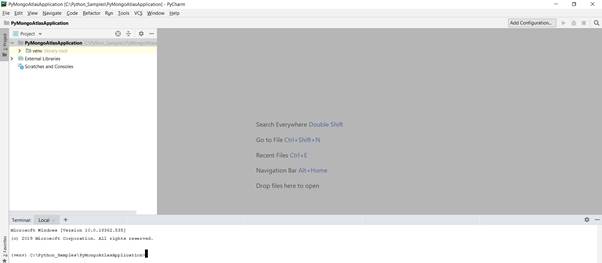 MongoDB Atlas with Python