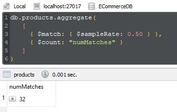 MongoDB Random VS Sample VS Sample Rate Operators