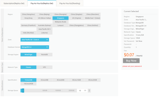 MongoDB Server On Alibaba Cloud