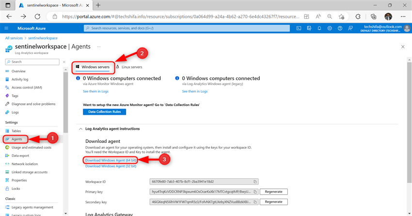 Monitor On-premises Servers & Azure VMs by Using Microsoft Sentinel