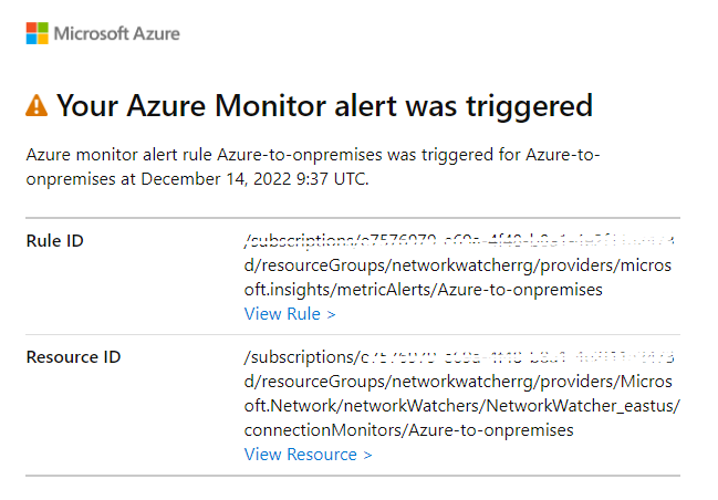 Monitoring VPN Connectivity from Azure Virtual Machine to On-premises Server