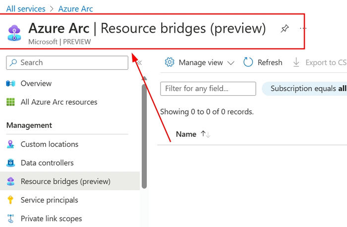 Azure Arc Resource Bridge