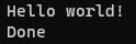 Hello World