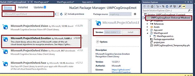 Multiple People Emotions in UWP 