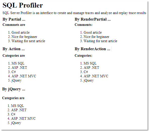 MVC - Best Way To Render Partial View