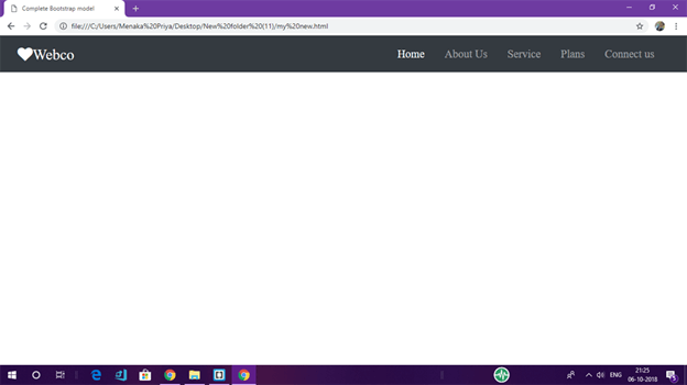 Create Nav Bar and Carousel Slider In Bootstrap