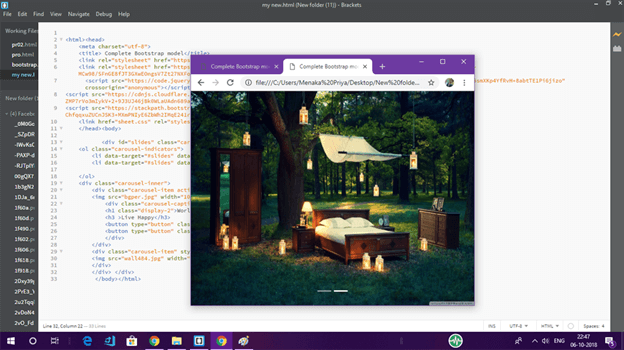 Create Nav Bar and Carousel Slider In Bootstrap