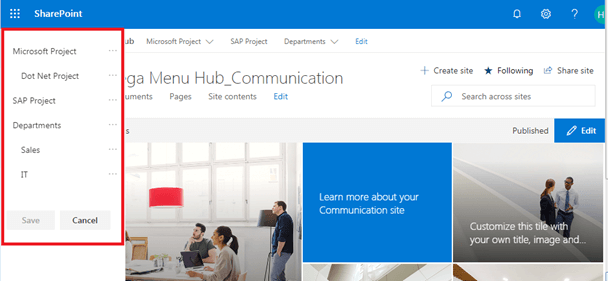 Navigation In SharePoint Online