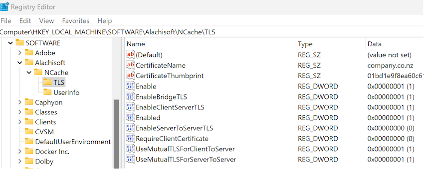 Enable TLS on Client-to-Server Communication