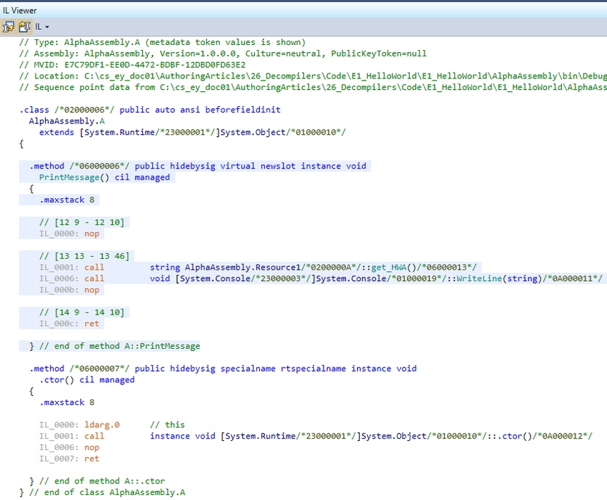 .NET - 5 Free Decompilers