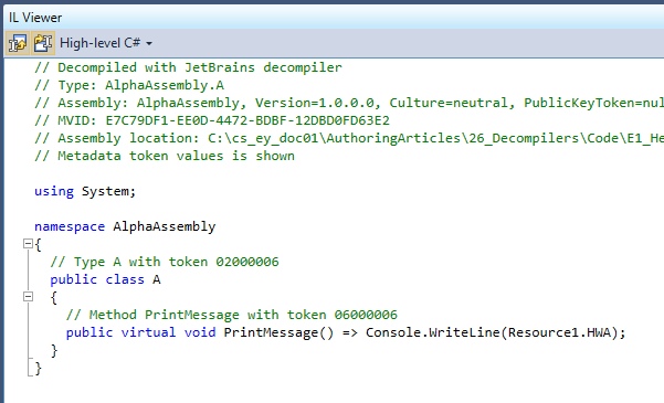 .NET - 5 Free Decompilers