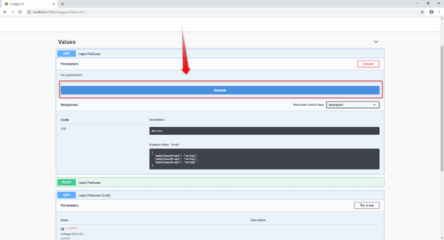 .NET Core Rest API with Swagger