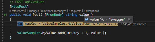 .NET Core Rest API with Swagger
