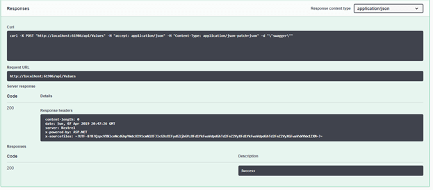 .NET Core Rest API with Swagger