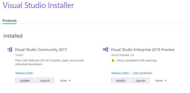 New Feature And Steps For Installing Visual Studio 2019 Preview