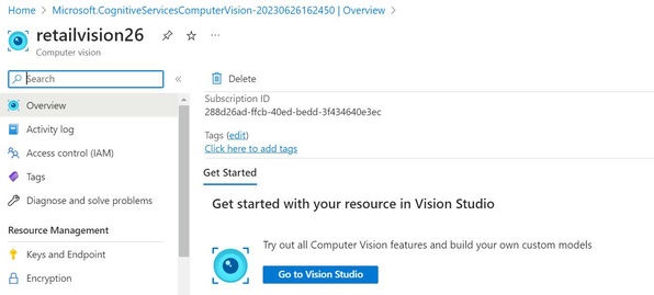 Vision Studio Capabilities
