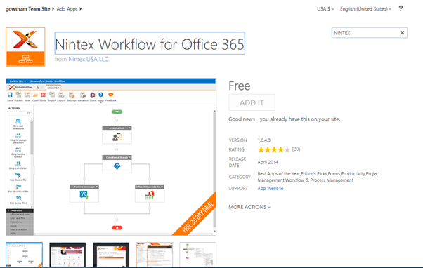 Nintex Workflow SharePoint