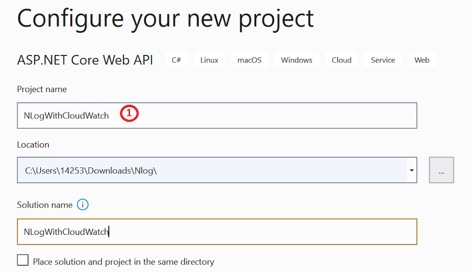 NLog With/Without AWS CloudWatch in .Net Core