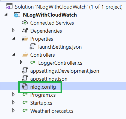 NLog With/Without AWS CloudWatch in .Net Core