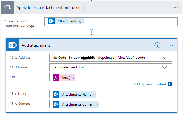 How To Attach Email Attachments To Existing List Item
