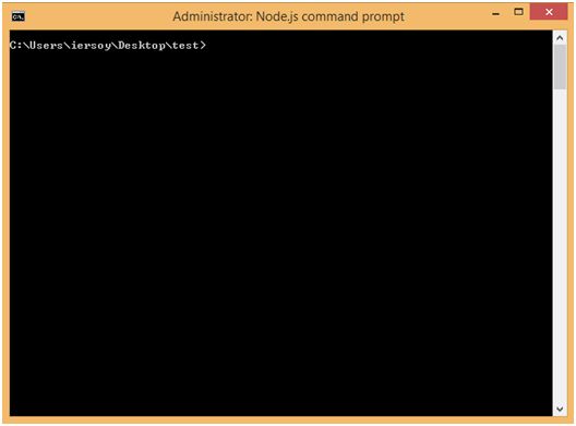 Nodejs Command Prompt 