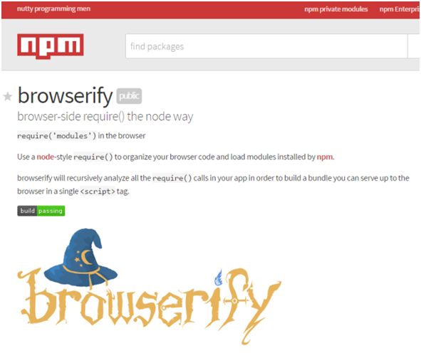 install browserify