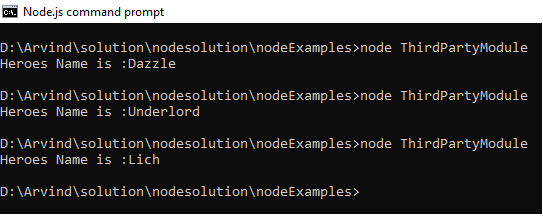 Node.js Module With Examples