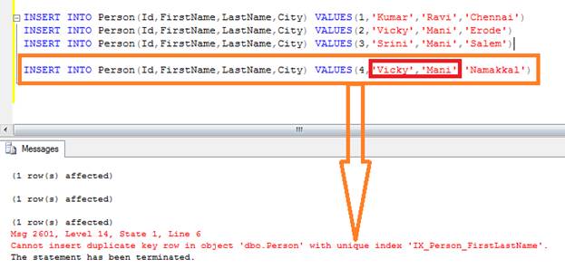 Non Cluster Index In SQL Servers
