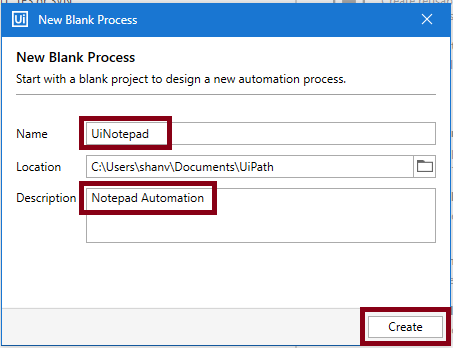 Notepad Automation Using UiPath Studio