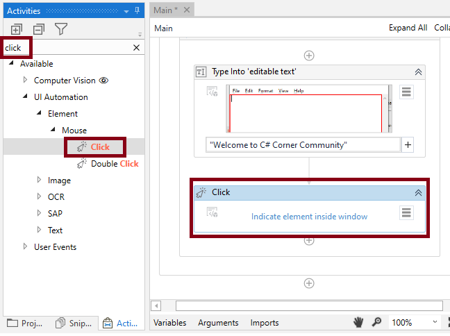 Notepad Automation Using UiPath Studio