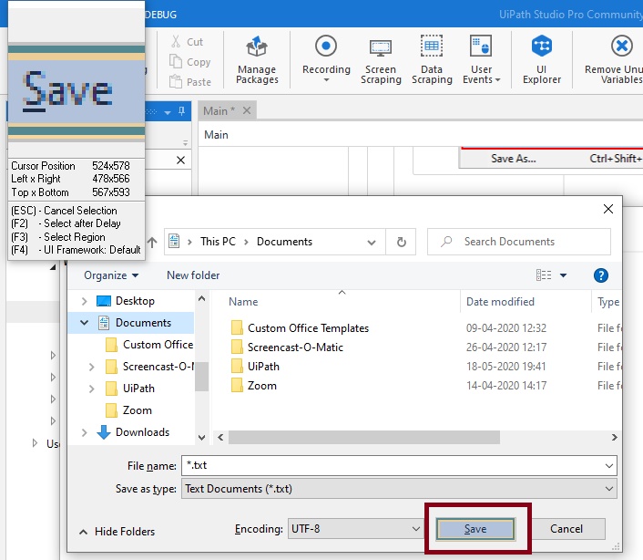Notepad Automation Using UiPath Studio