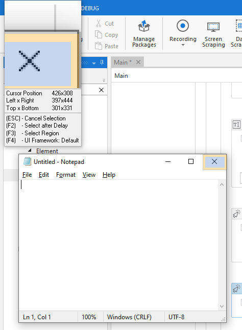 Notepad Automation Using UiPath Studio