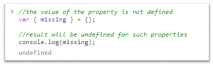 Object Destructuring In JavaScript