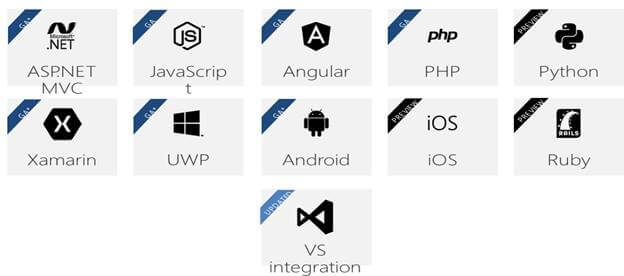 Office 365 - Microsoft Graph - Various languages and platform support