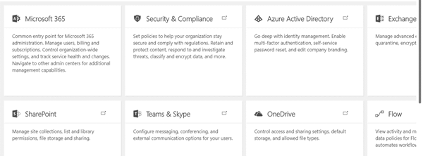 Office 365 New Admin Center Preview