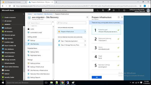 On-Premises Disaster Recovery Set Up In Azure Cloud Using Azure Site Recovery